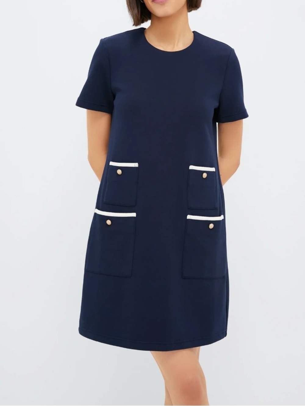 Tuckernuck Navy Francoise Mod mini dress XL